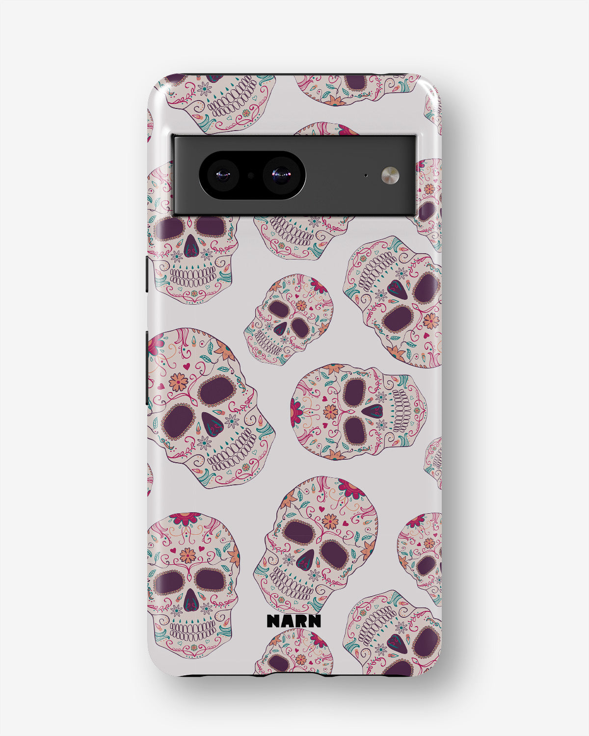 Google Pixel 7a Tough Case – Calavera Skulls - View 1