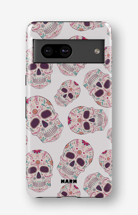 Google Pixel 7a Tough Case – Calavera Skulls - View 1