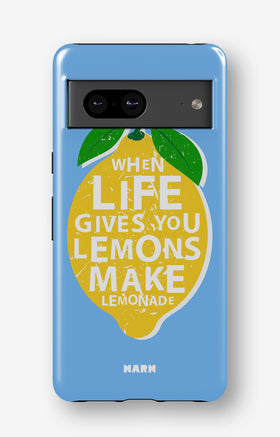 Google Pixel 7a Tough Case – Lemon Quote - View 1