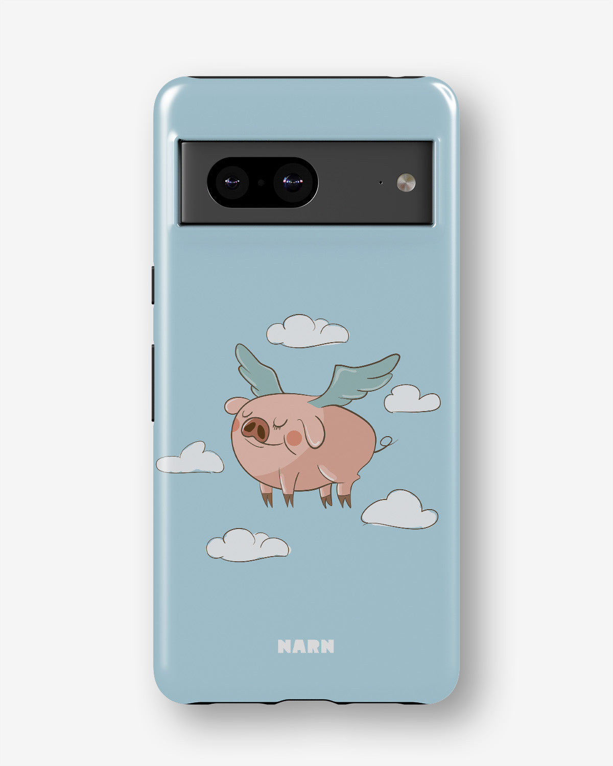 Google Pixel 7a Tough Case – Dreamy Pig - View 1