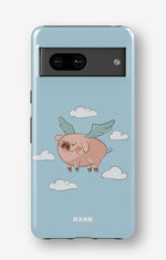 Google Pixel 7a Tough Case – Dreamy Pig - View 1