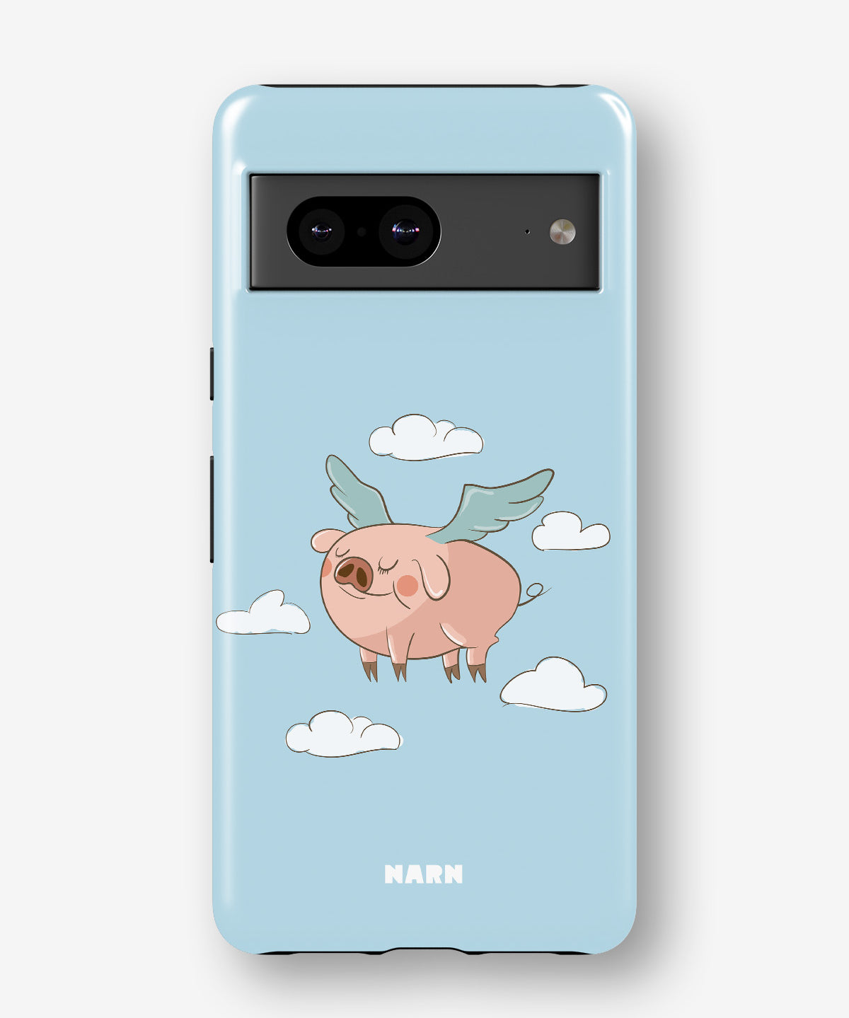 Google Pixel 7a Tough Case – Dreamy Pig - View 1