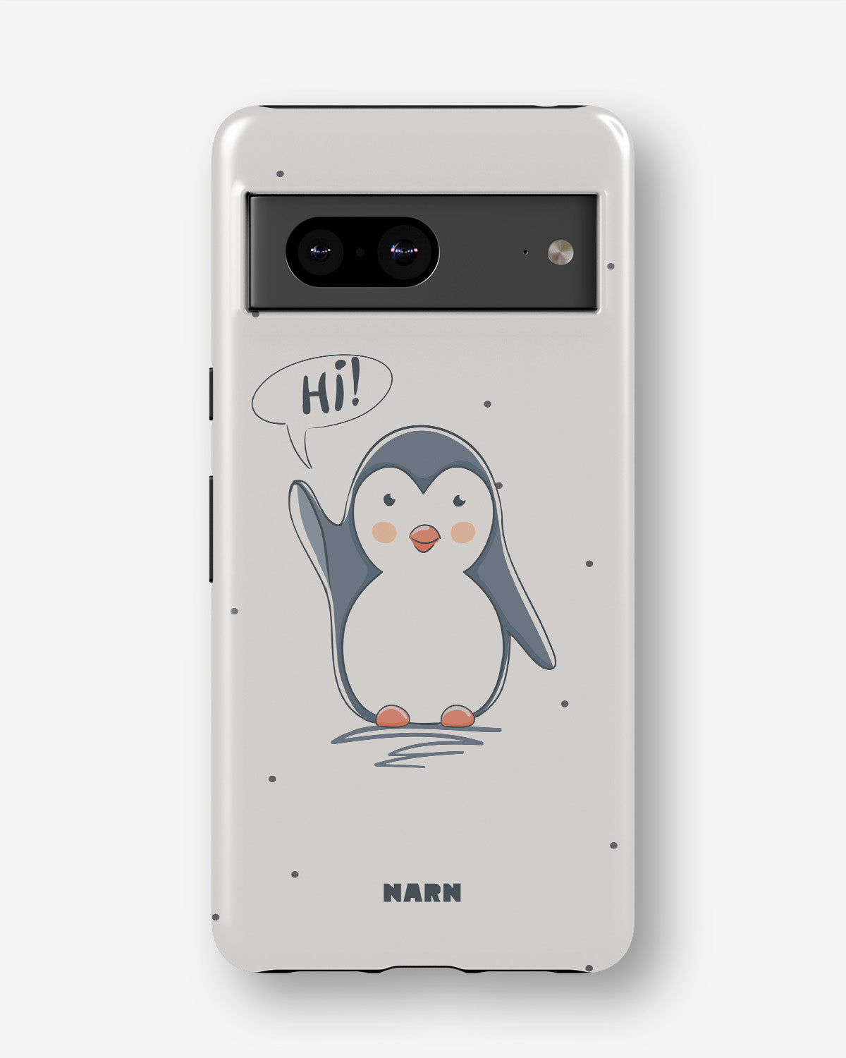 Google Pixel 7a Tough Case – Cute Penguin - View 1