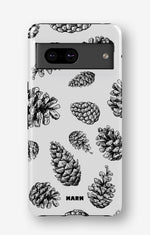 Google Pixel 7a Tough Case – Pine Cones - View 1