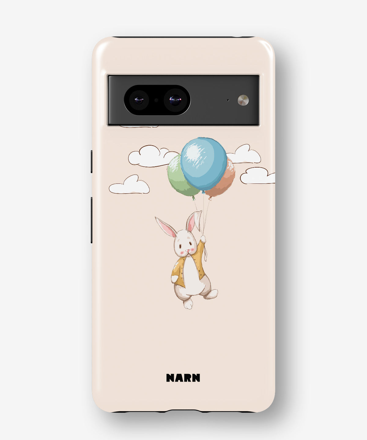 Google Pixel 7a Tough Case – Flying Rabbit - View 1