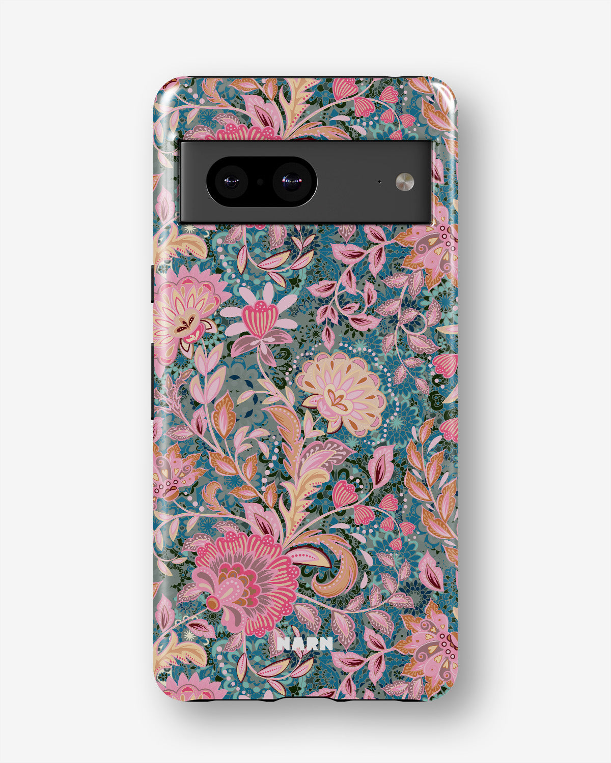 Google Pixel 7a Tough Case – Fantasy Flowers - View 1