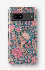 Google Pixel 7a Tough Case – Fantasy Flowers - View 1