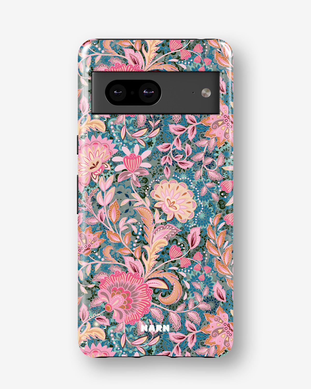 Google Pixel 7a Tough Case – Fantasy Flowers - View 1