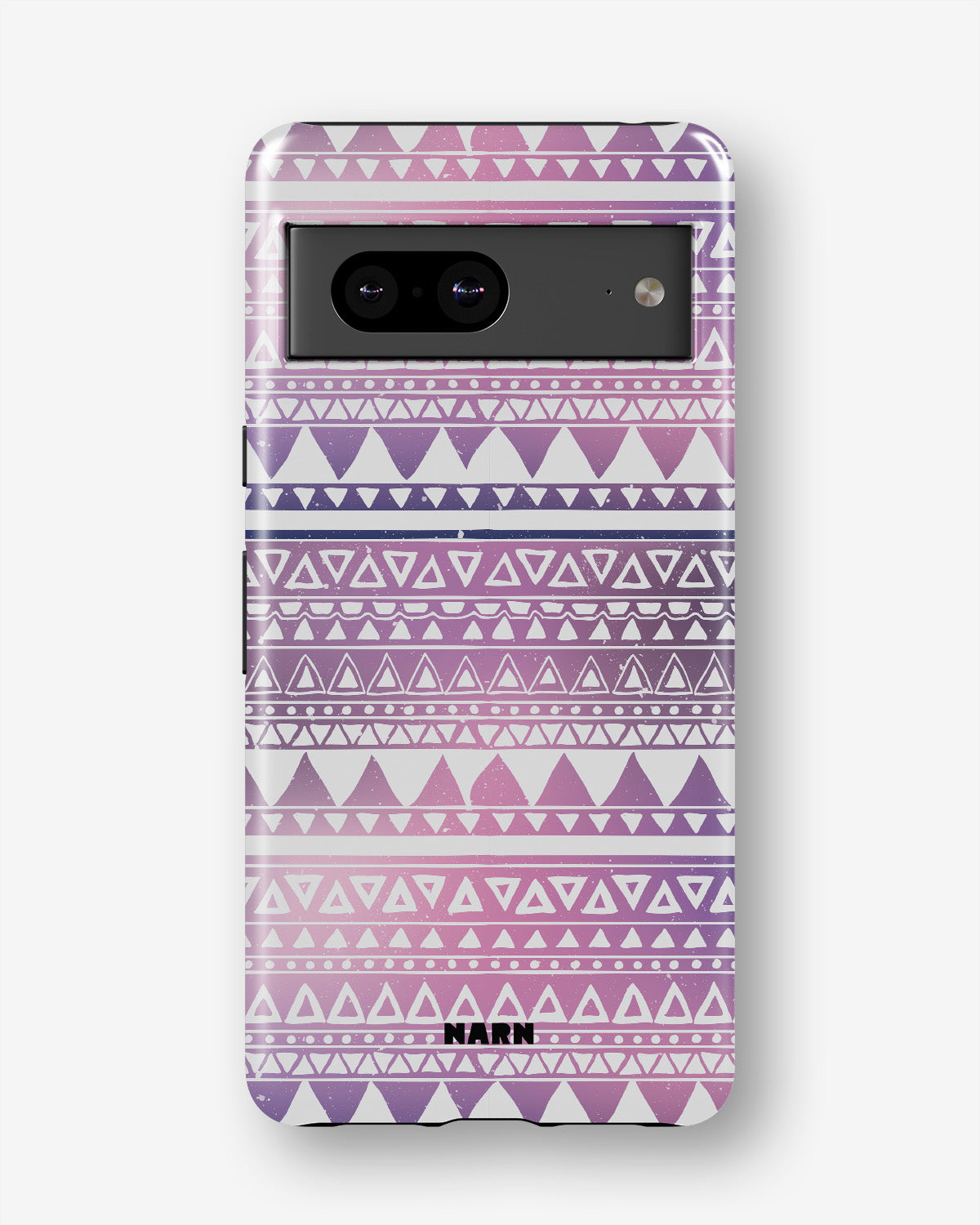 Google Pixel 7a Tough Case – Purple Aztec - View 1