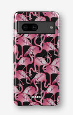 Google Pixel 7a Tough Case – Flamingos - View 1