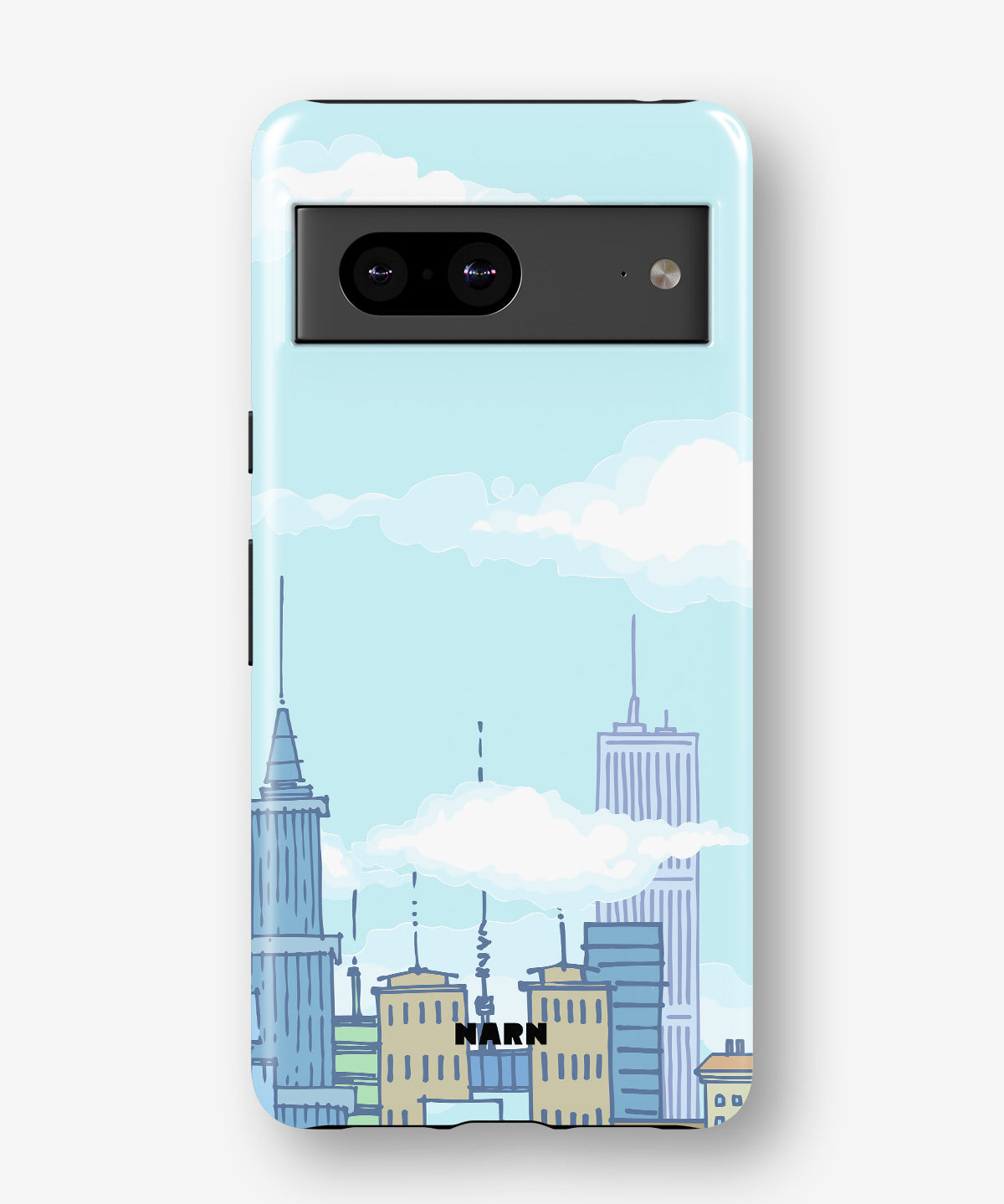 Google Pixel 7a Tough Case – Skyline - View 1