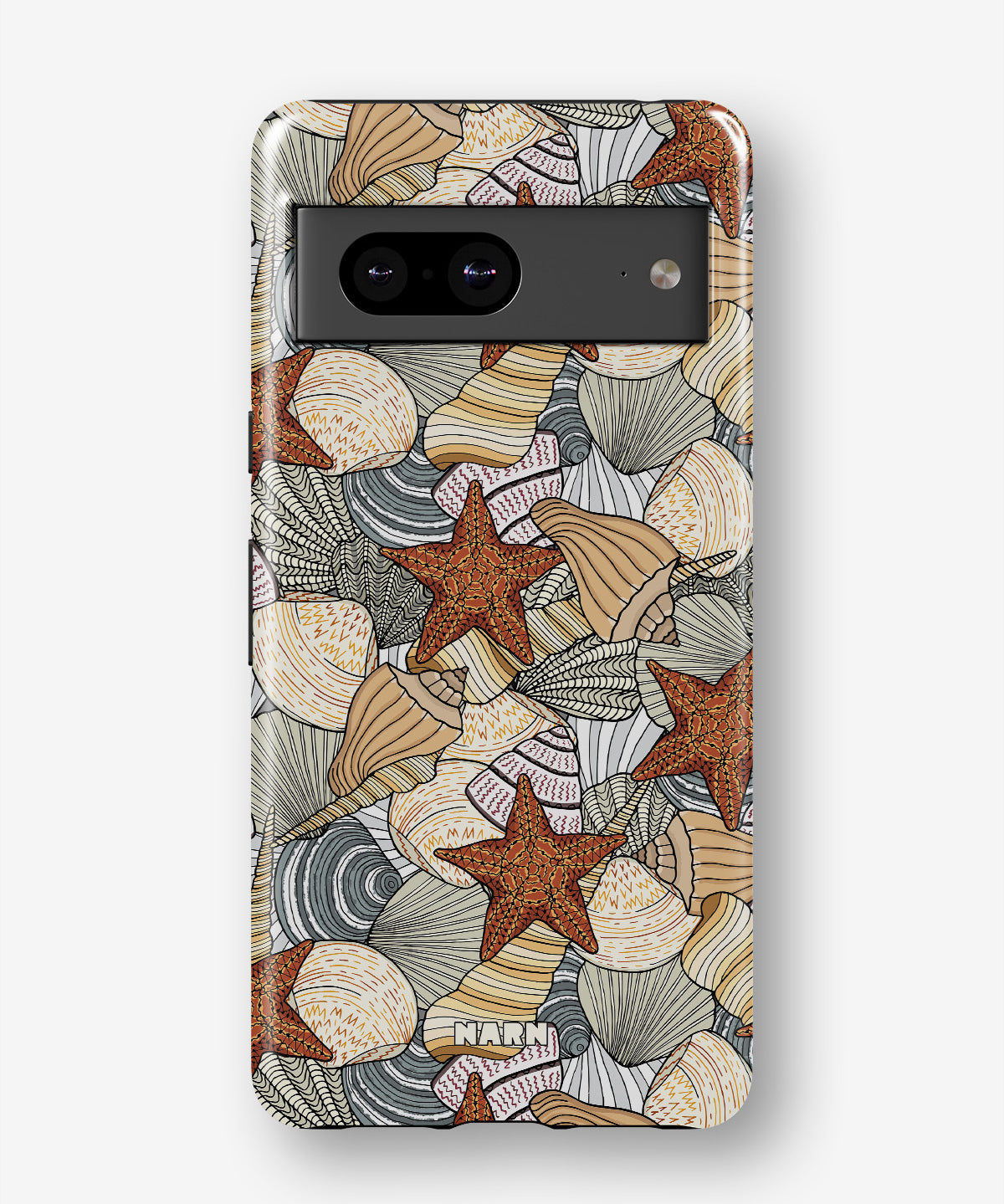Google Pixel 7a Tough Case – Sea Shells - View 1