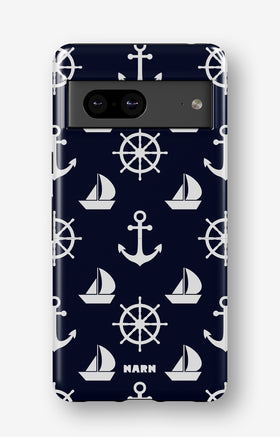 Google Pixel 7a Tough Case – Deep Blue Voyage - View 1