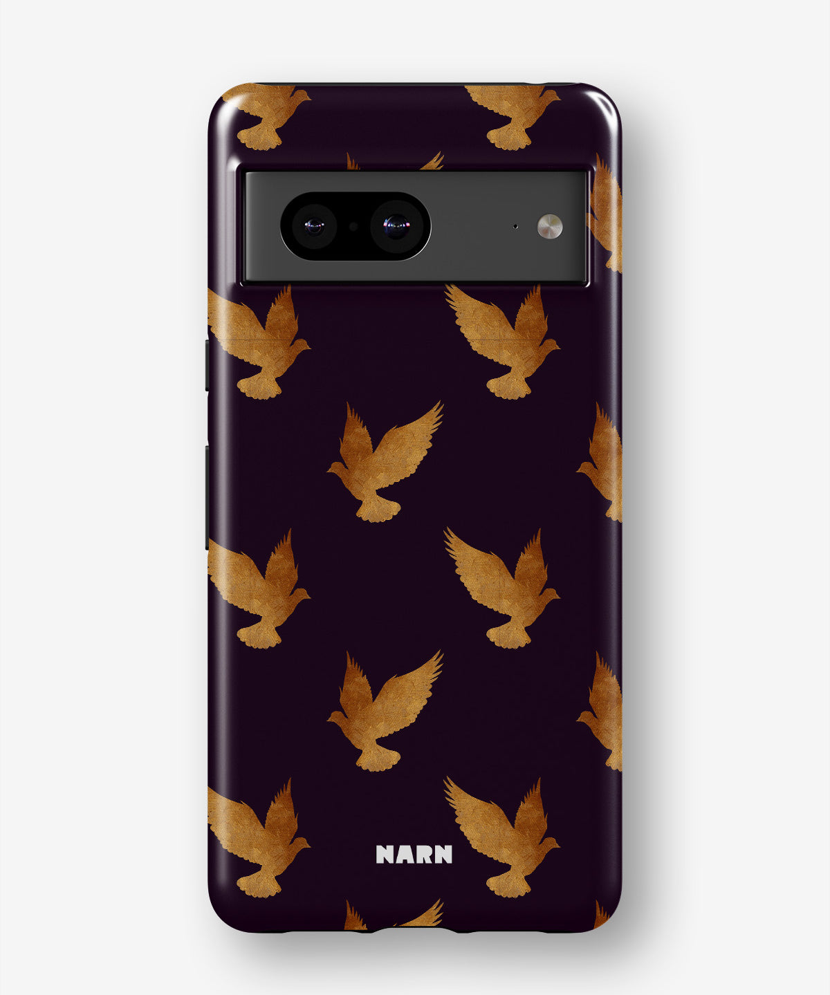 Google Pixel 7a Tough Case – Royal Doves - View 1