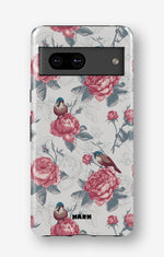 Google Pixel 7a Tough Case – Birds Among Roses - View 1