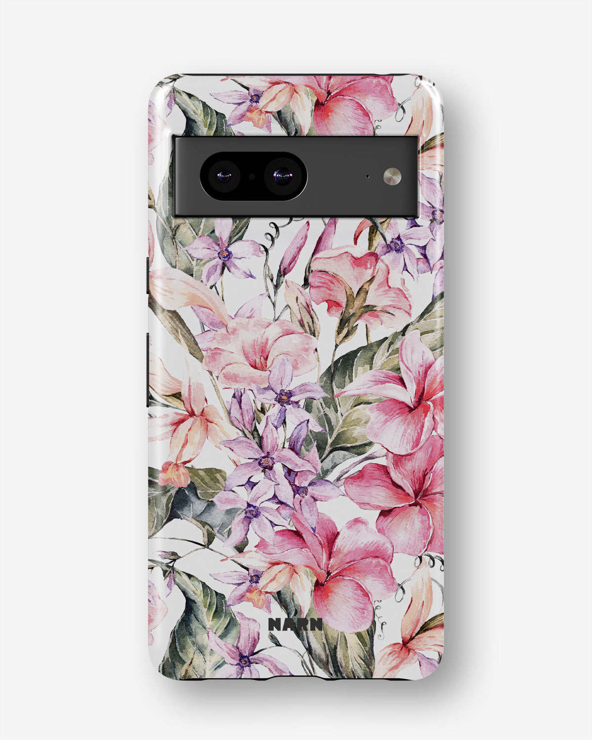 Google Pixel 7a Tough Case – Watercolor Flowers - View 1