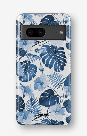Google Pixel 7a Tough Case – Blue Tropics - View 1