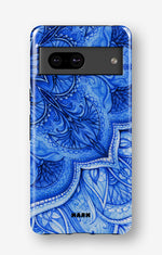 Google Pixel 7a Tough Case – Blue Vintage - View 1