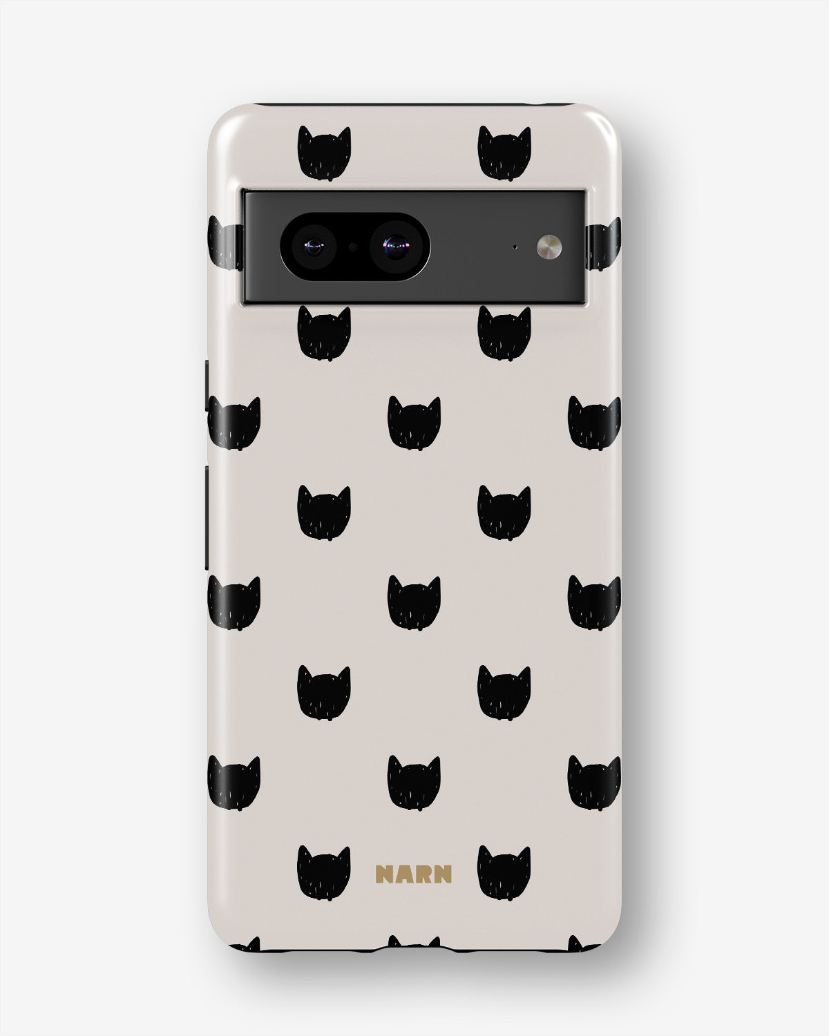 Google Pixel 7a Tough Case – Kitty Dots - View 1