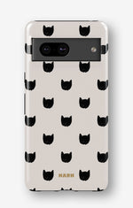 Google Pixel 7a Tough Case – Kitty Dots - View 1