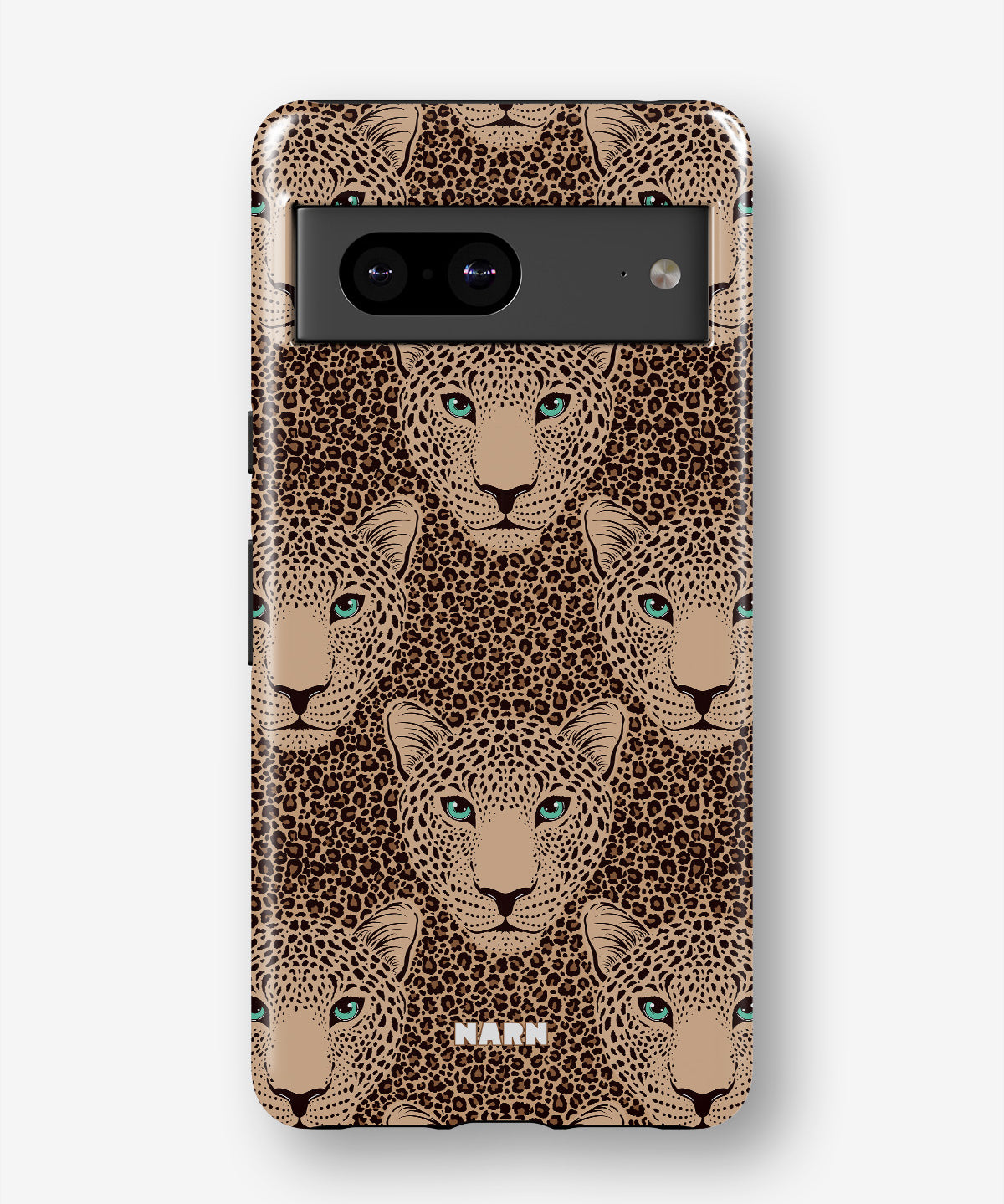 Google Pixel 7a Tough Case – Leopard Gaze - View 1