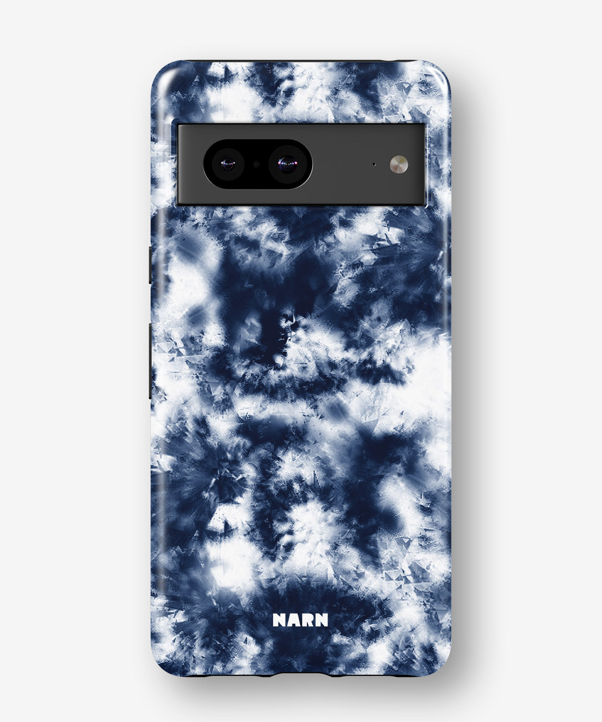 Google Pixel 7a Tough Case – Tie Dye Blue - View 1