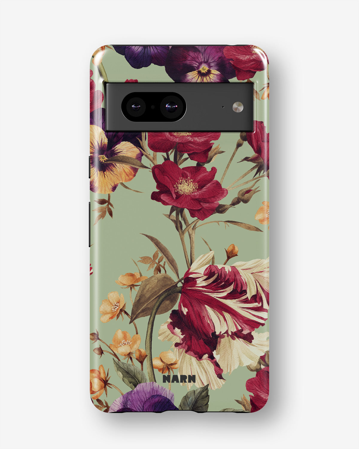 Google Pixel 7a Tough Case – Pansy Pansy - View 1