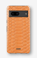 Google Pixel 7a Tough Case – Orange Snake - View 1