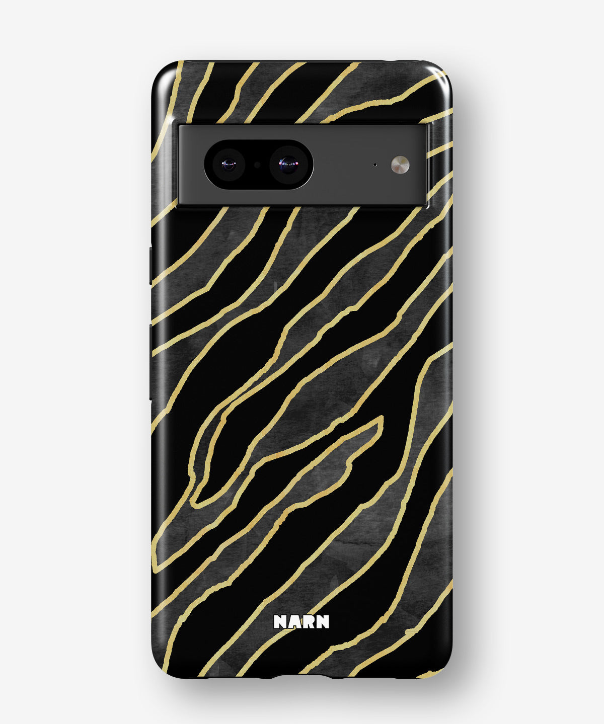 Google Pixel 7a Tough Case – Golden Zebra - View 1
