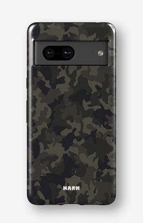 Google Pixel 7a Tough Case – Jungle Green Camo - View 1