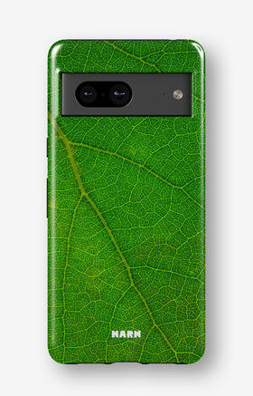 Google Pixel 7a Tough Case – Green Leafy - View 1