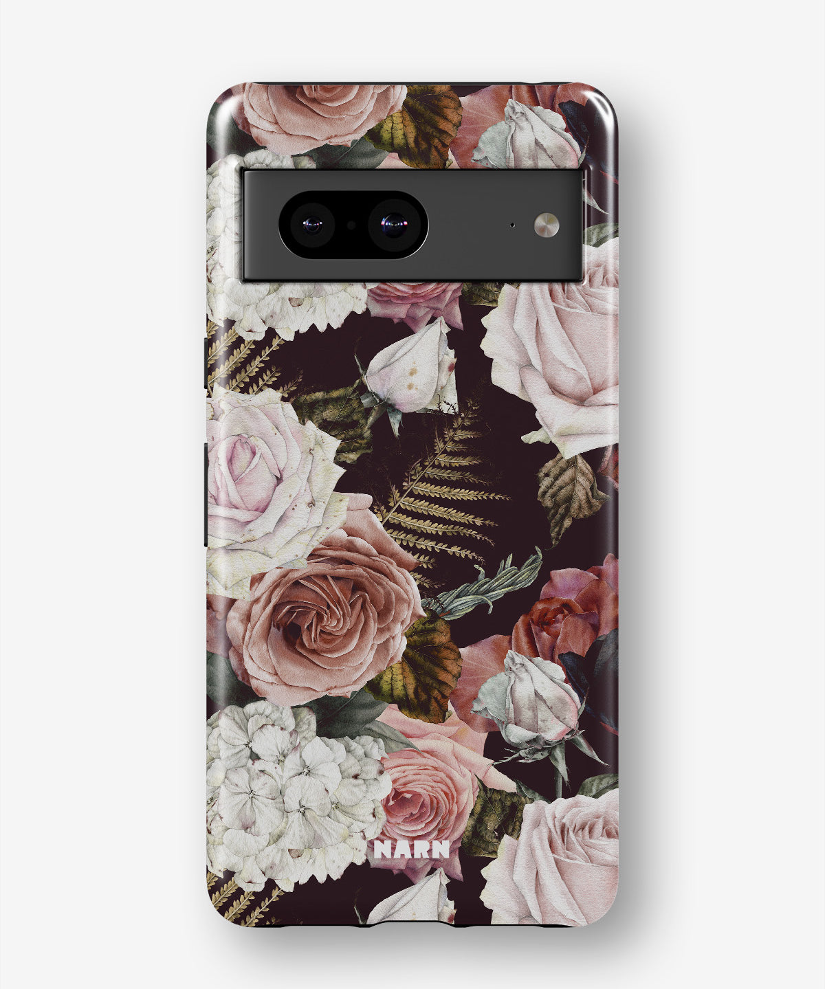 Google Pixel 7a Tough Case – Midnight Roses - View 1