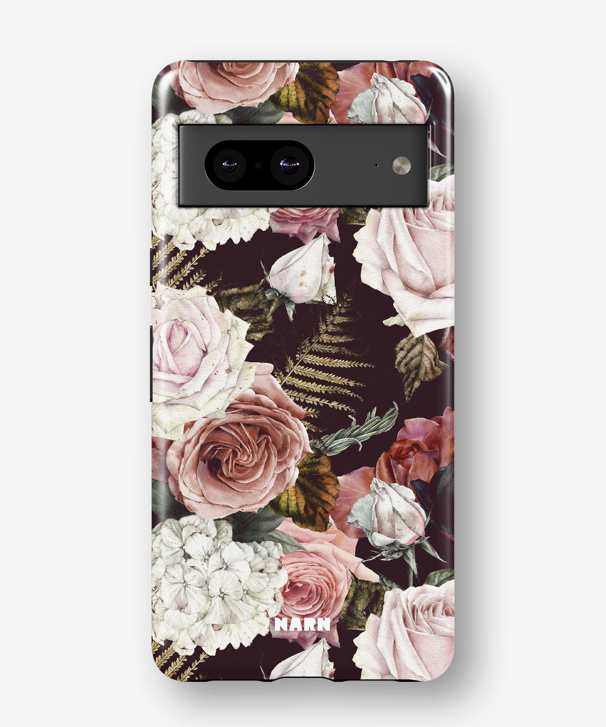 Google Pixel 7a Tough Case – Midnight Roses - View 1