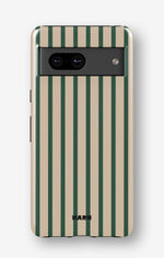 Google Pixel 7a Tough Case – Evergreen Stripe - View 1