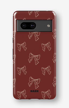 Google Pixel 7a Tough Case – Cherry Bows - View 1