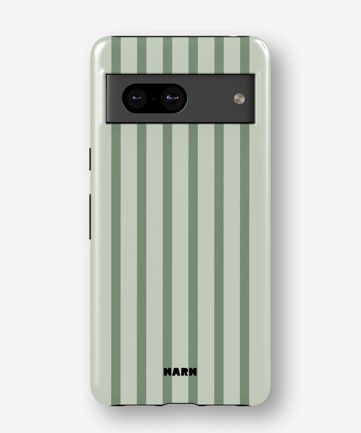 Google Pixel 7a Tough Case – Sage Stripes - View 1