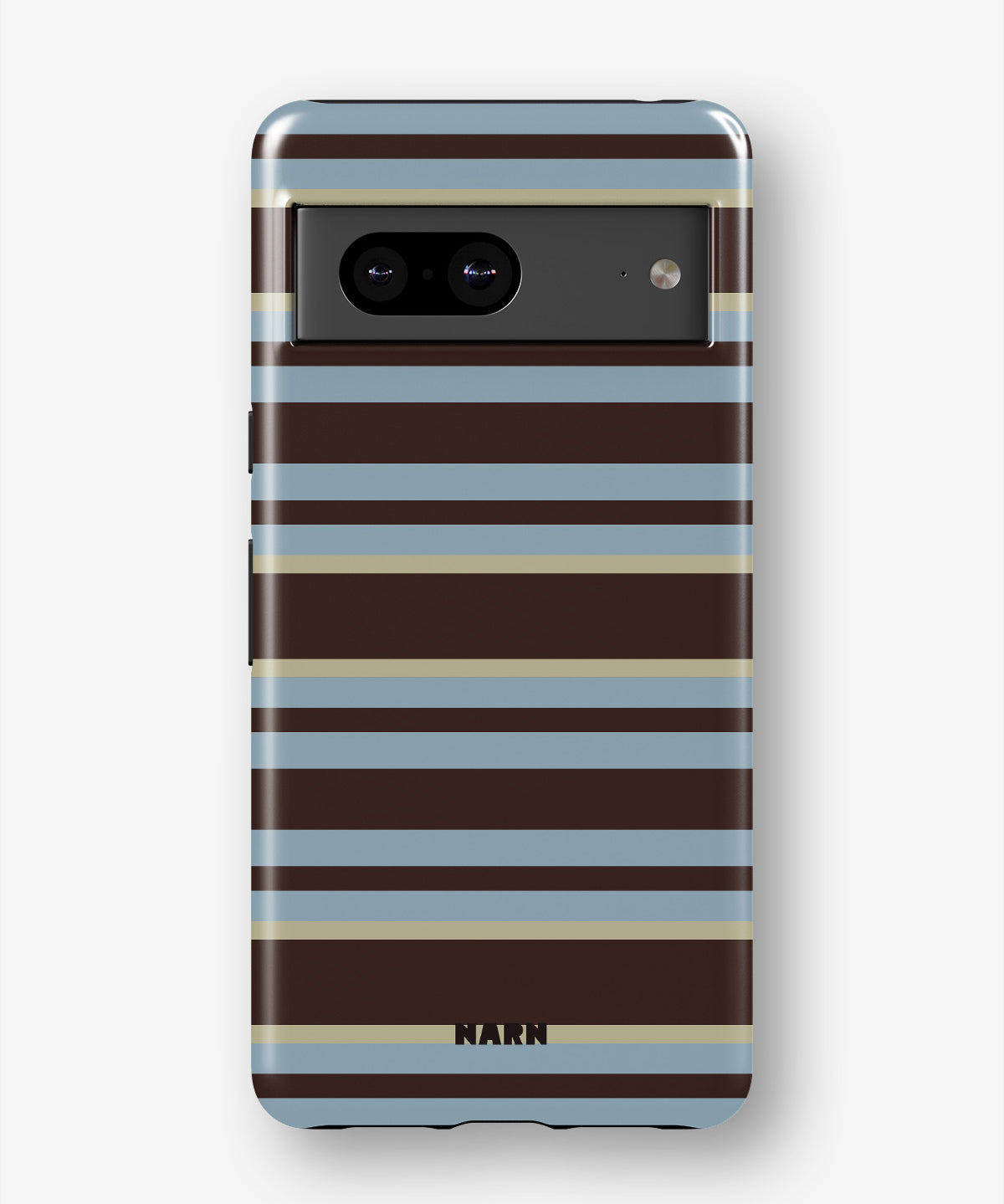Google Pixel 7a Tough Case – Latte Lines - View 1