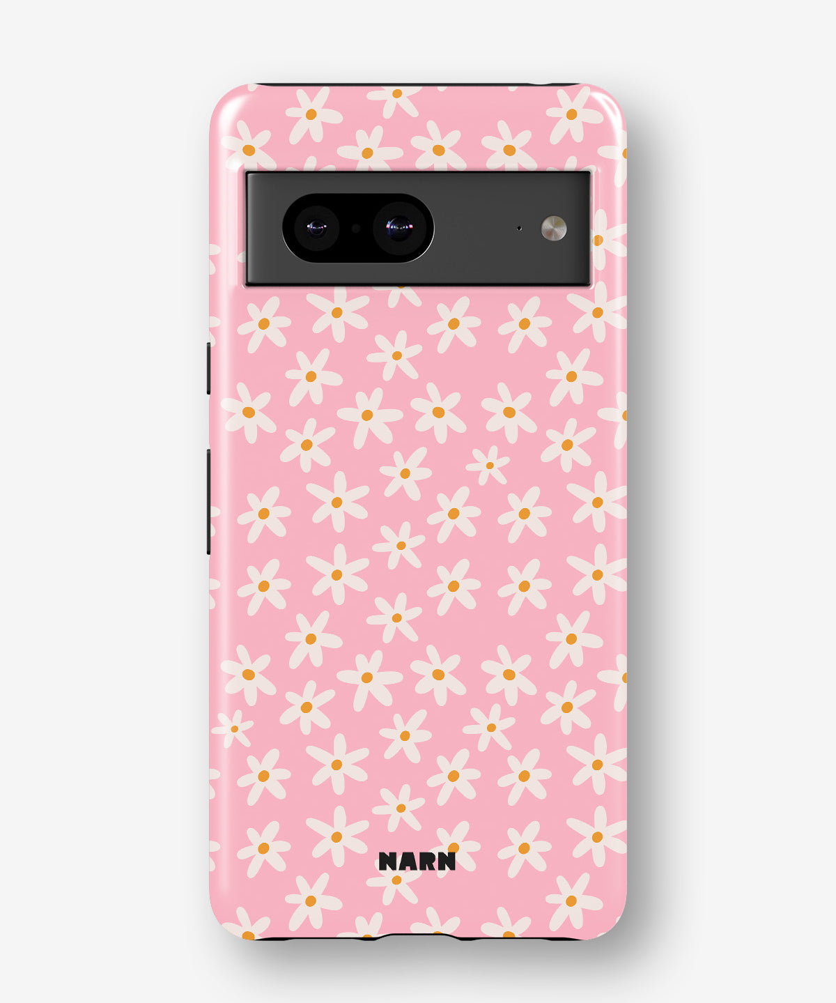 Google Pixel 7a Tough Case – Pink Daisy - View 1