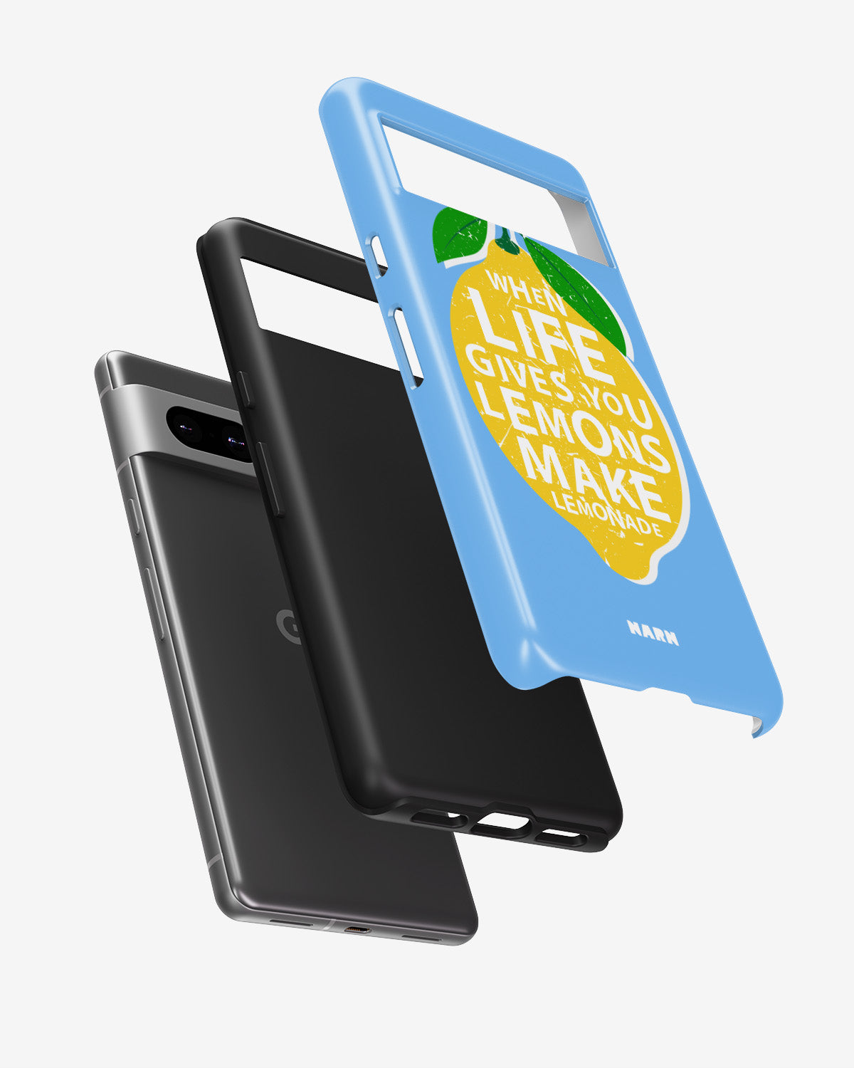 Google Pixel 7a Tough Case – Lemon Quote - View 2