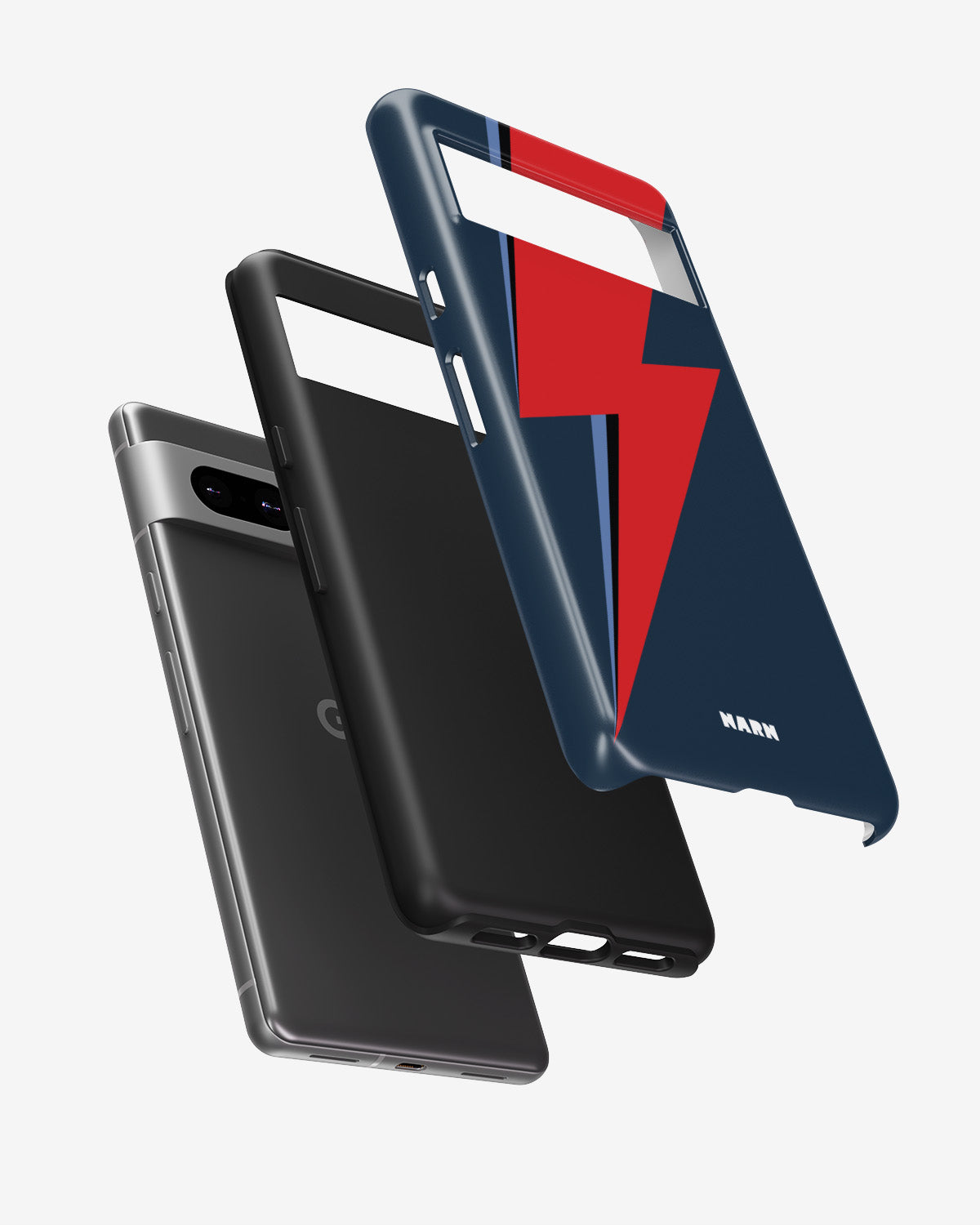 Google Pixel 7a Tough Case – Blue Bowie - View 2