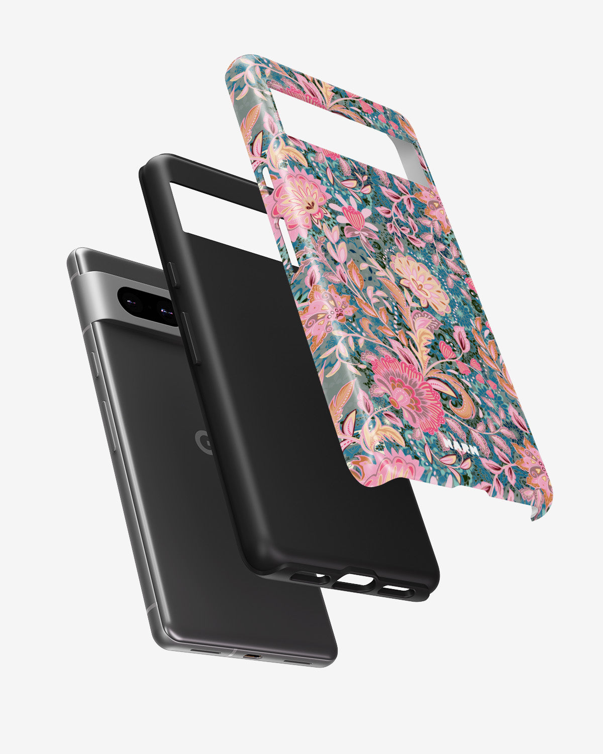 Google Pixel 7a Tough Case – Fantasy Flowers - View 2