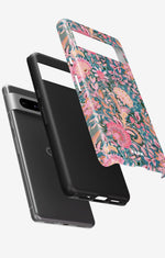 Google Pixel 7a Tough Case – Fantasy Flowers - View 2