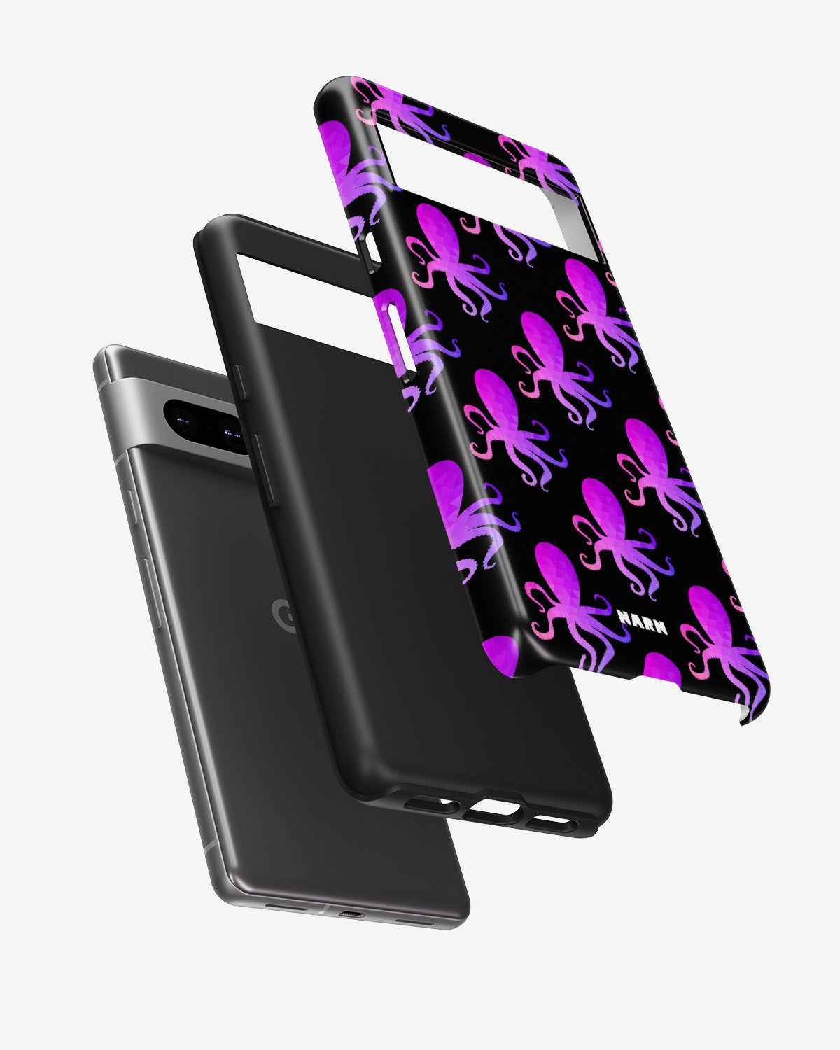 Google Pixel 7a Tough Case – Octopus Pattern - View 2