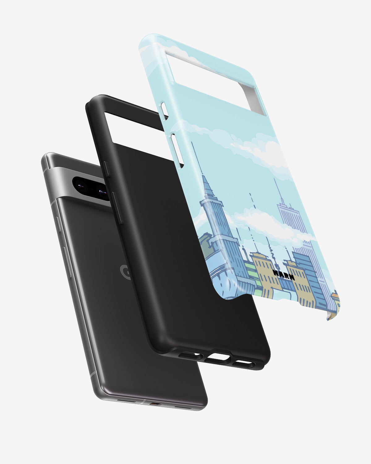 Google Pixel 7a Tough Case – Skyline - View 2