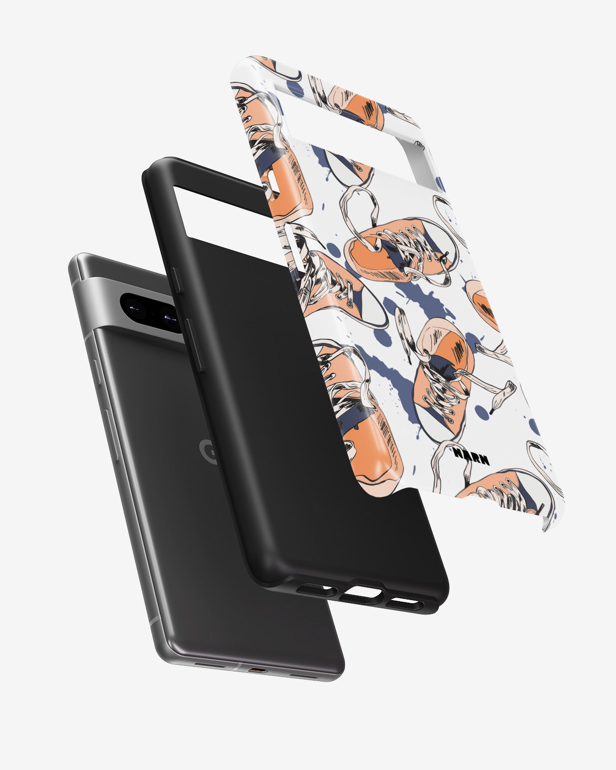 Google Pixel 7a Tough Case – Apricot Sneakers - View 2
