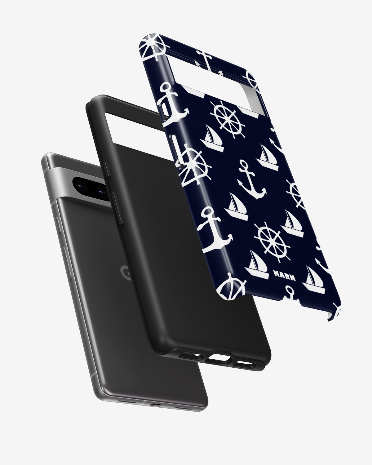 Google Pixel 7a Tough Case – Deep Blue Voyage - View 2