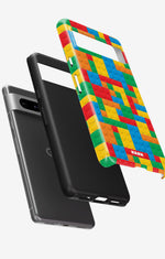 Google Pixel 7a Tough Case – Building Bricks - View 2