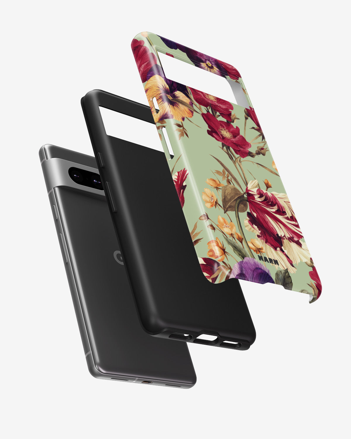 Google Pixel 7a Tough Case – Pansy Pansy - View 2