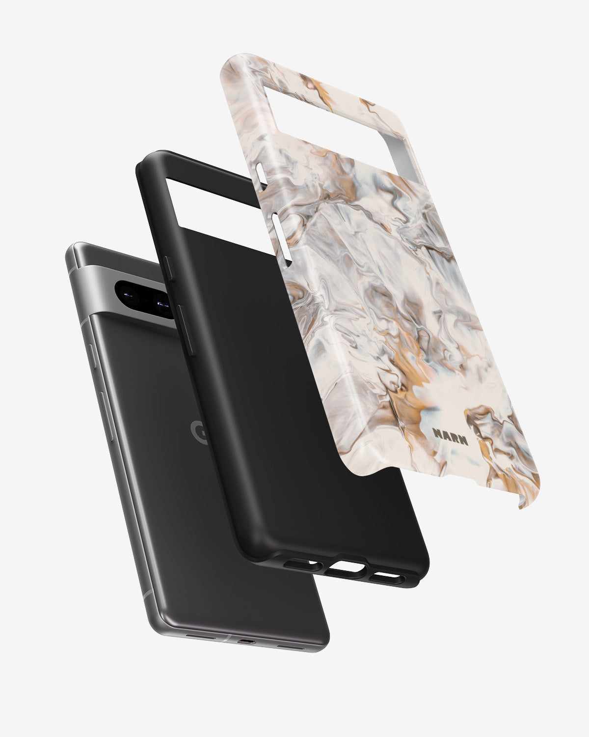 Google Pixel 7a Tough Case – Icy Caramel - View 2