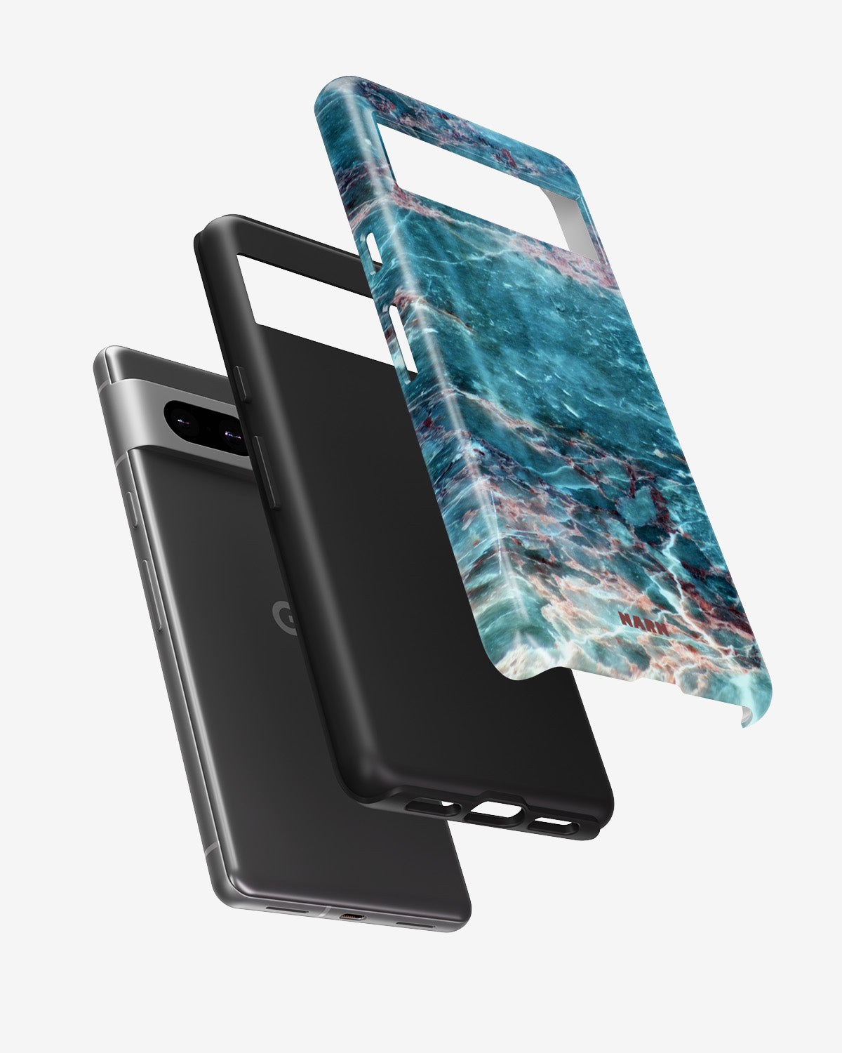 Google Pixel 7a Tough Case – Icy Marble - View 2